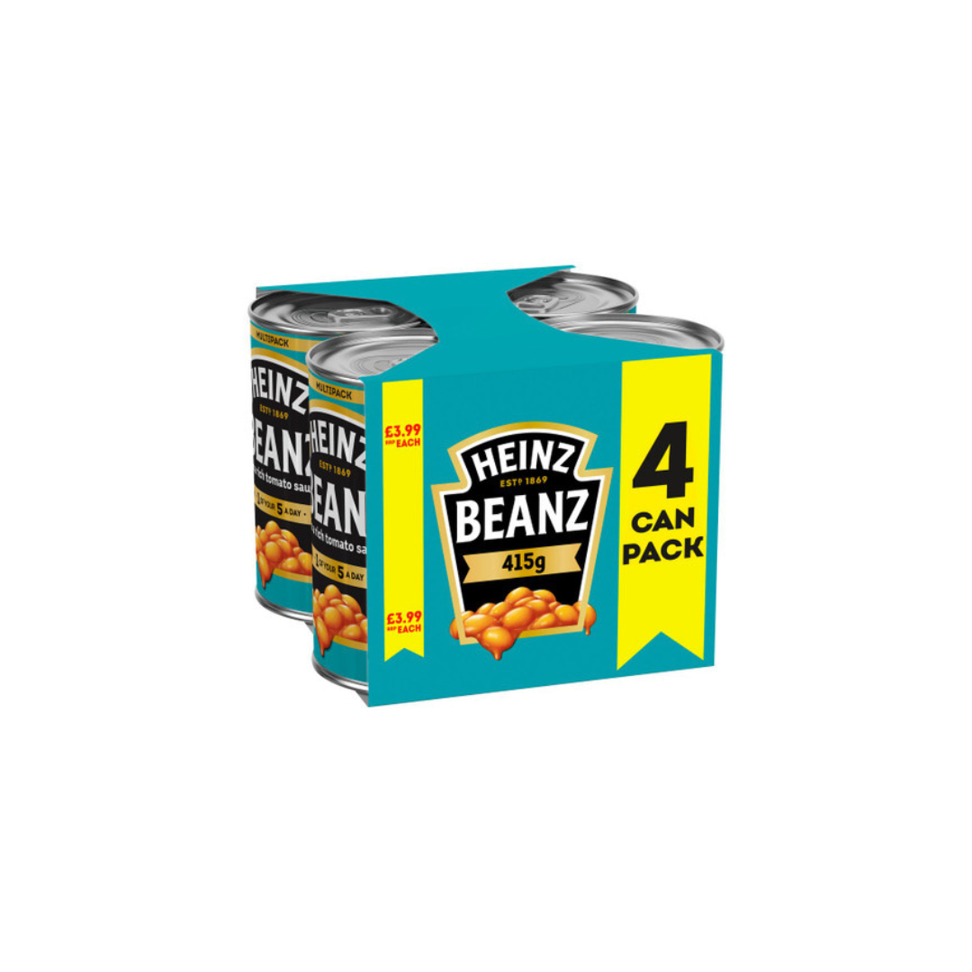 HEINZ BAKED BEANS  1X24X450 GM