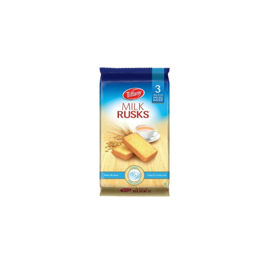 TIFFANY RUSK MILK 1X6X335GR