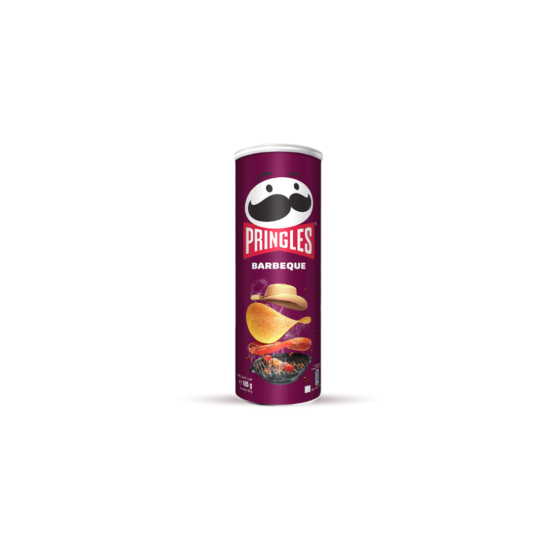 PRINGLES CHIPS 165GR BBQ 19X165GM