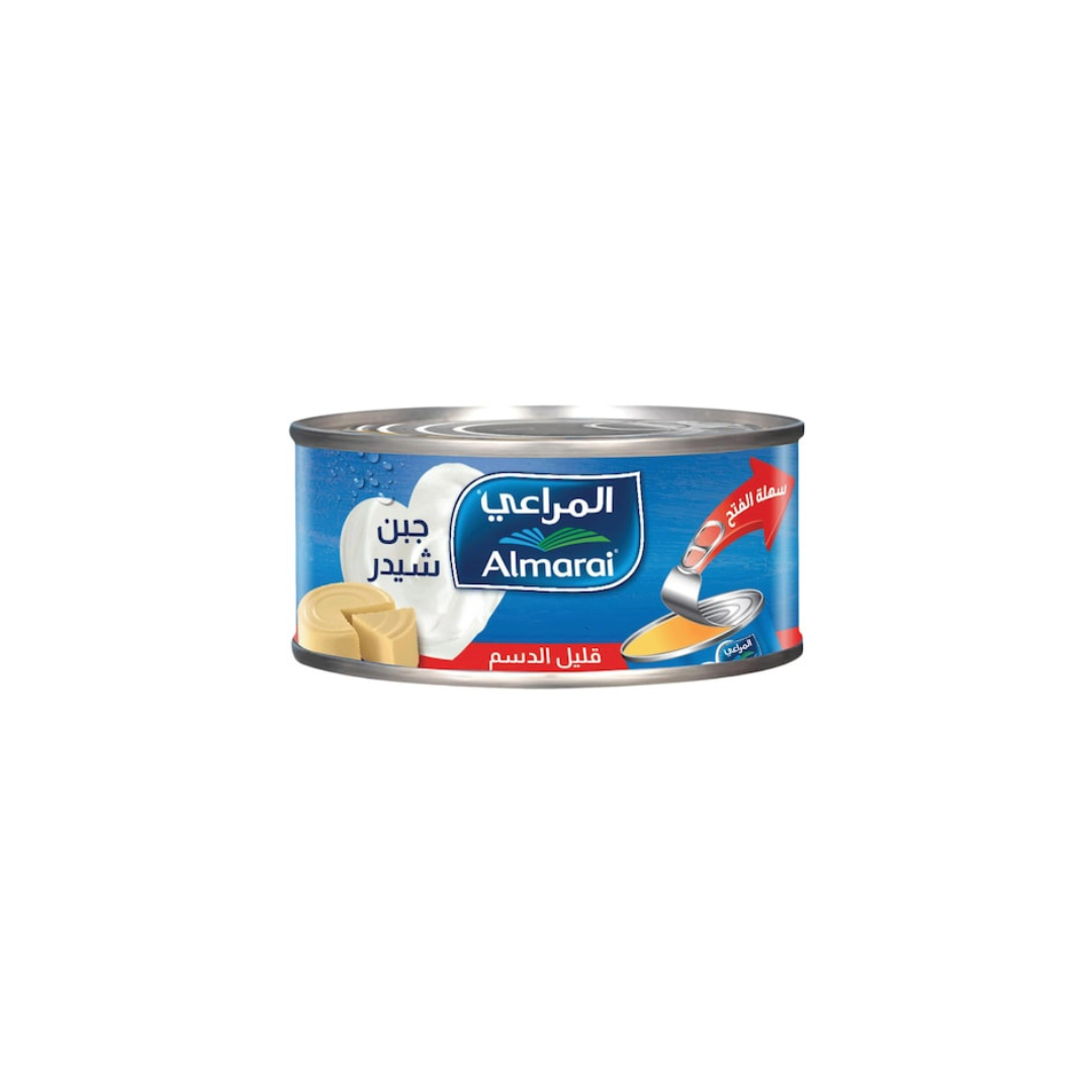 AL MARAI CHEDAR CHEESE TINS LOW FAT 1X6X6X113GR