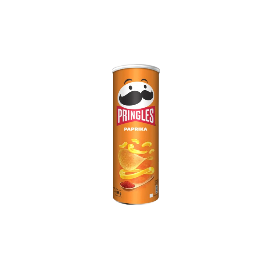 PRINGLES CHIPS 165G PAPRIKA 19X165GM