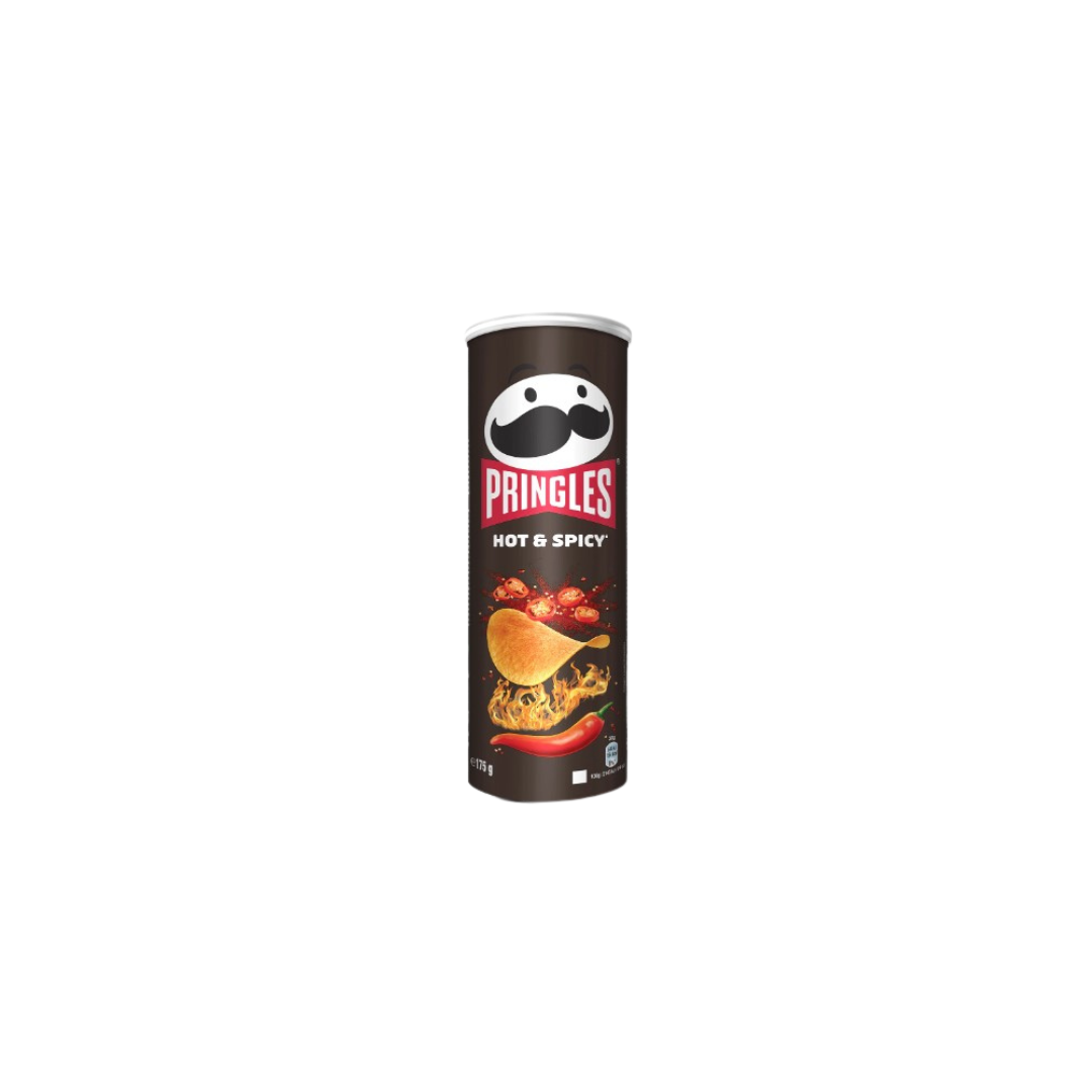 PRINGLES CHIPS 165G HOTSPICY19X165GM