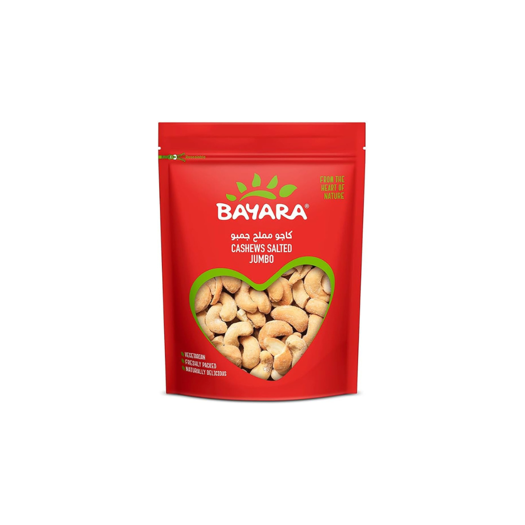 BAYARA NUTS CASHEW SALTED 12X200GM